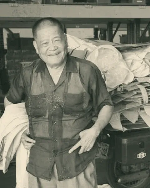 Company archive photograph of founder Mr. Wu