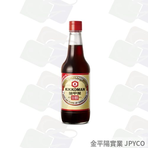 龜甲萬 甘醇醬油 500ml*12入