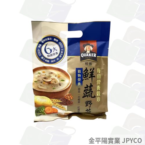 桂格 每日營養穀珍(鮮蔬野菇) 25g*10包/袋 15袋/箱