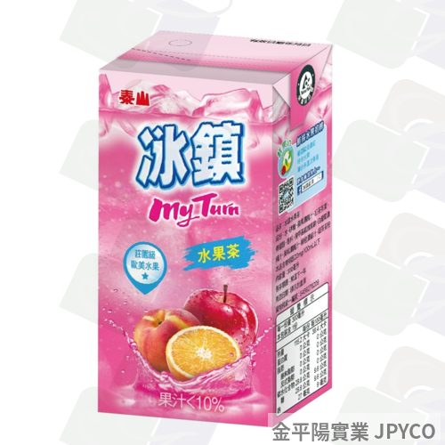 泰山 冰鎮水果茶 鋁箔300ml*24入(6入組)