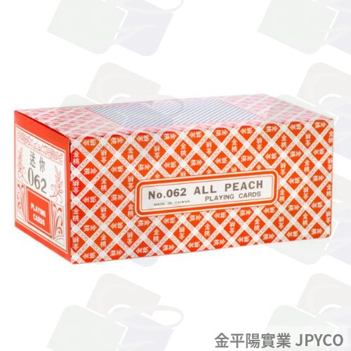 金桃 迷你062撲克牌-紅 12副*1盒
