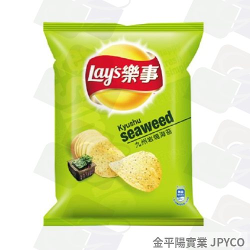 -樂事 洋芋片(九州岩燒海苔) 34g*12入