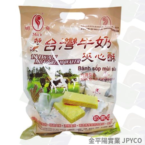 明奇 特濃牛奶夾心酥 400g*6入