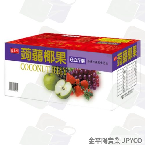 盛香珍 蒟蒻椰果(綜合)(量販箱) 6kg*1箱