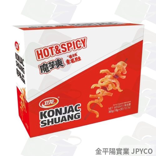 魔芋爽 香辣素毛肚-香辣(紅) 18g*20包/盒