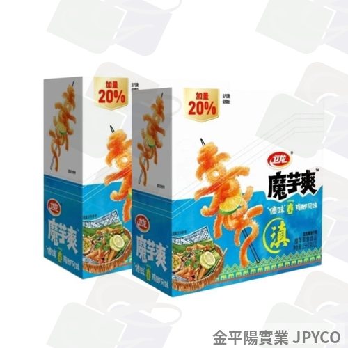 (平)魔芋爽 香辣素毛肚-傣味(藍) 18g*20包/盒